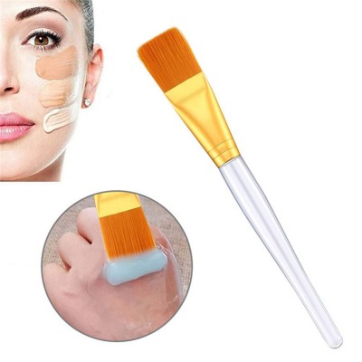 Premium Soft facial mask brush   for Clay Mask Eye With Transparent Handle